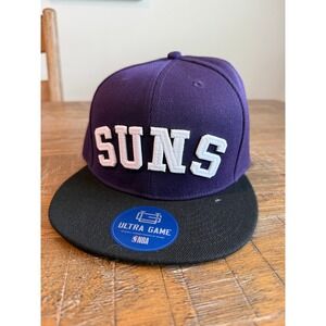 NEW Ultra Game Phoenix Suns NBA Snapback Hat Purple Black Cap Basketball Fan